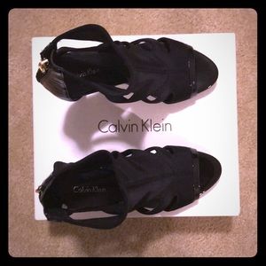 Black Calvin Klein Heel